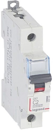 Выключатель автоматический Legrand DX3-E 10000 1п 2А C 16кА фото Выключатель автоматический Legrand DX3-E 10000 1п 2А C 16кА картинка